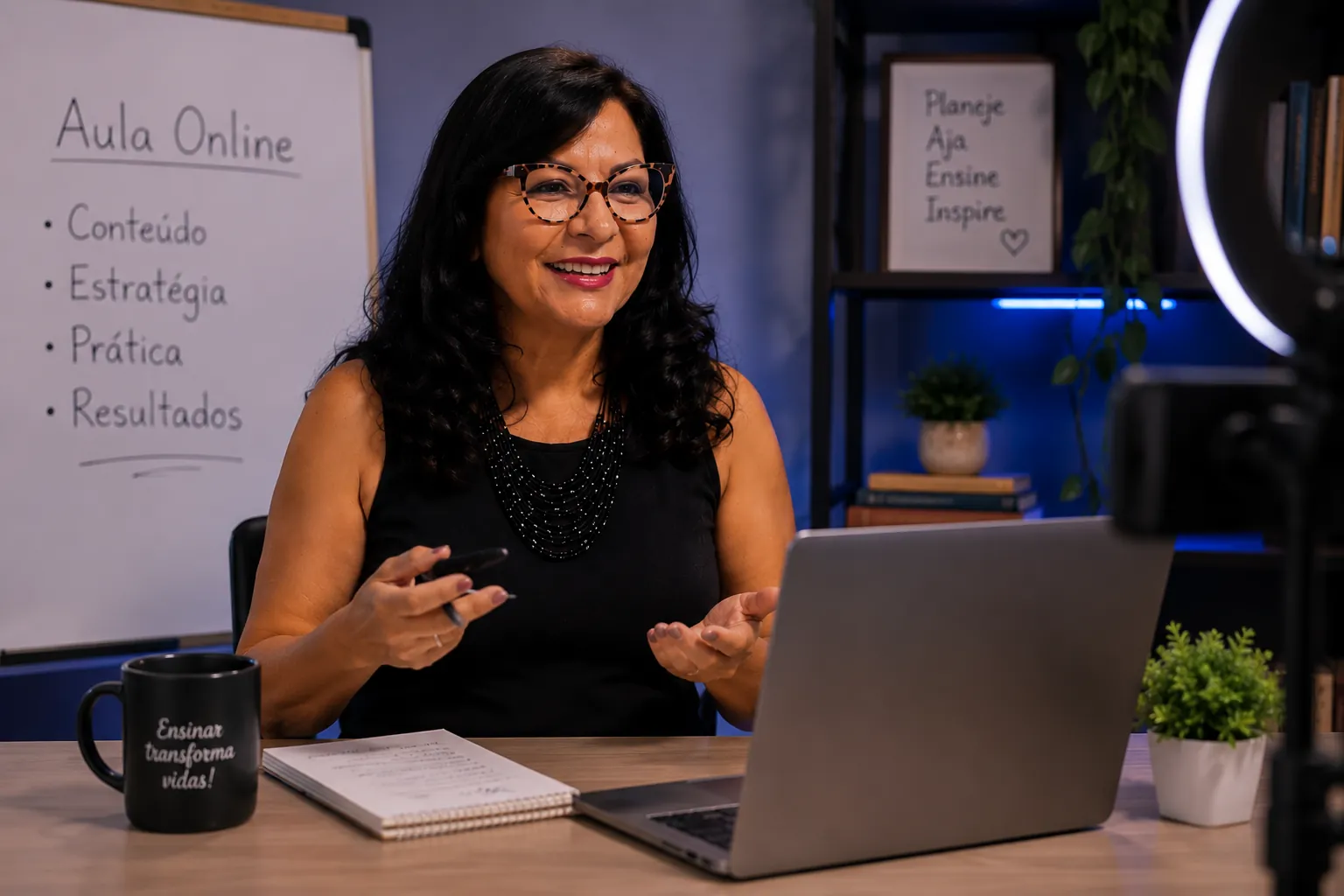 Maria Angélica em supervisão acadêmica